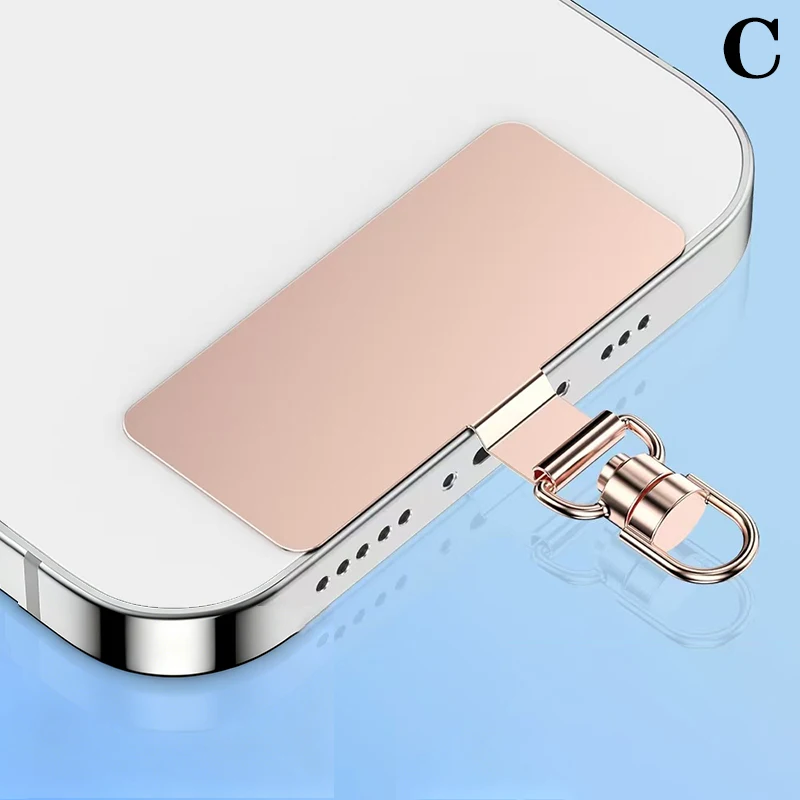 Steel Phone Lanyard Anti-Lost Strap with Metal Clip