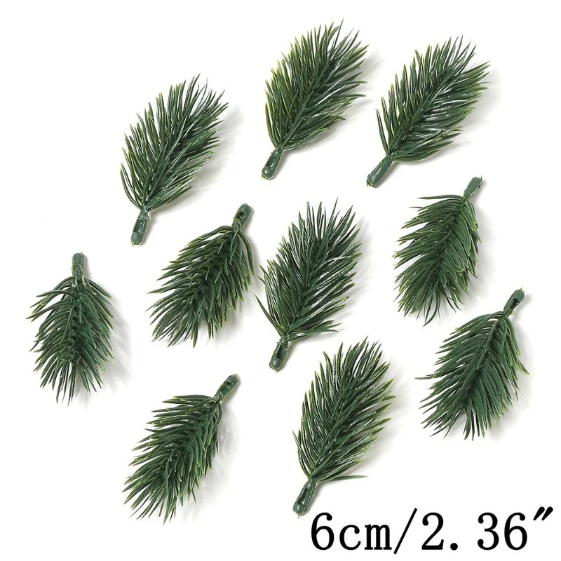 Set of 30/50 Artificial Pine Needle Decorations for DIY Floral Arrangements