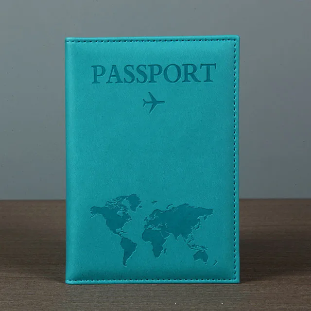 Elegant World Map Passport Holder – Stylish Travel Accessory & Ideal Wedding Gift