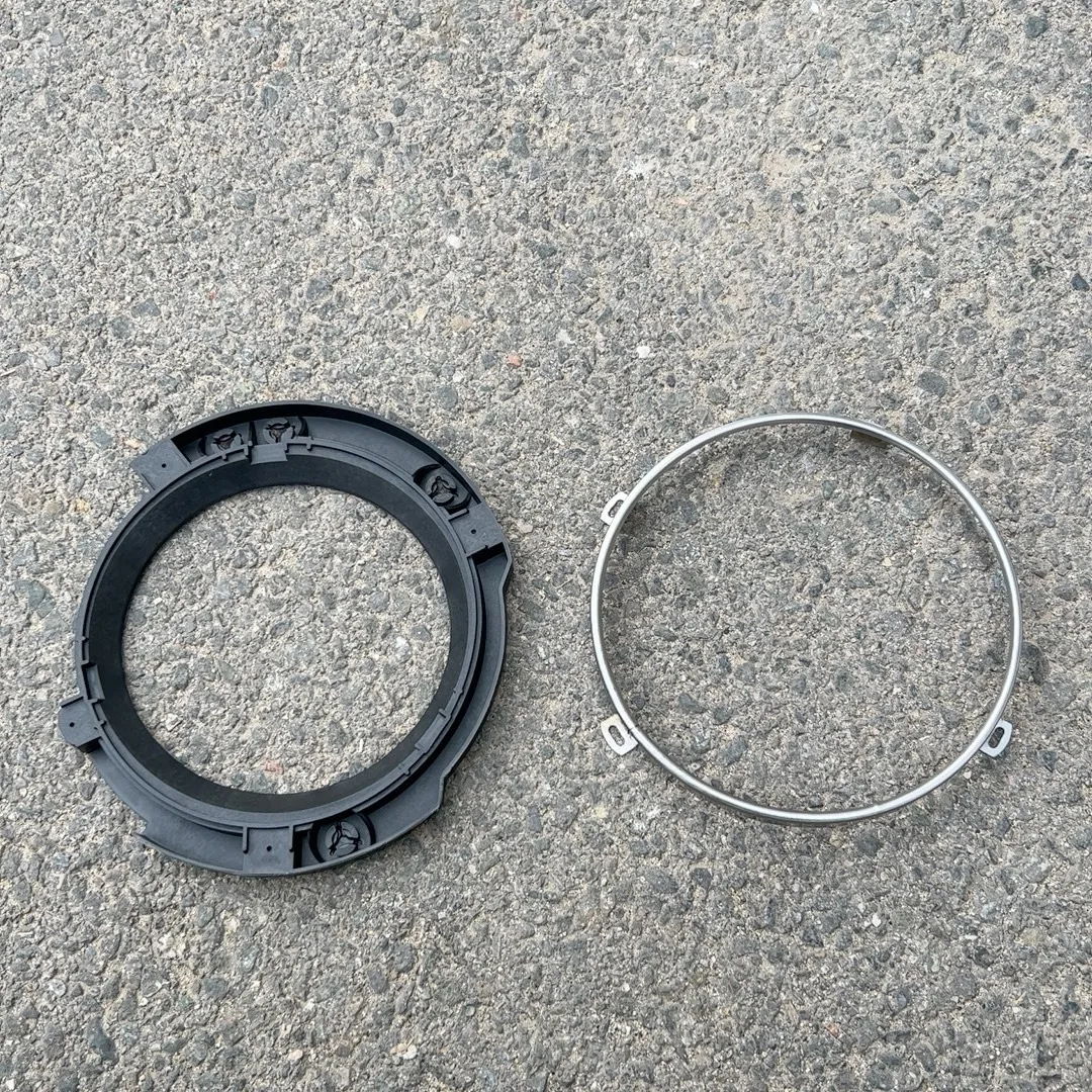 

1pc for Jeep Wrangler Headlight Bracket Shiny Hoop 2007-17 JK