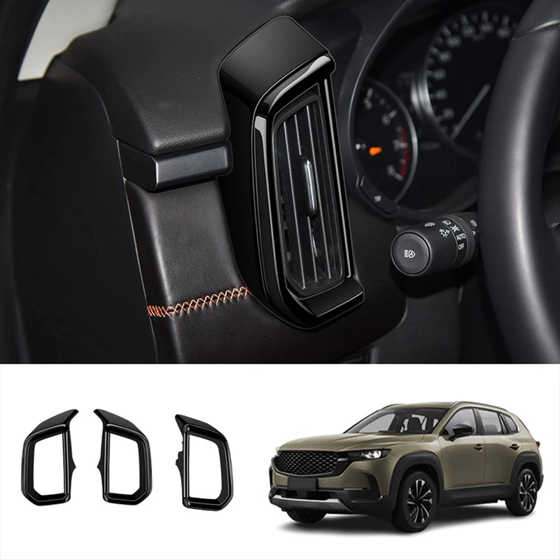 The Newcar Dashboard Air Outlet Frame Cover Air Conditioner Vent Grille Cover Trim For Mazda CX50 CX-50 LHD
