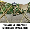 Outdoor Portable Folding Chair With Storage Bag Foldable Car Outdoor Chair Lightweight Bearing Strong Ride Comfort Camping Gear 5