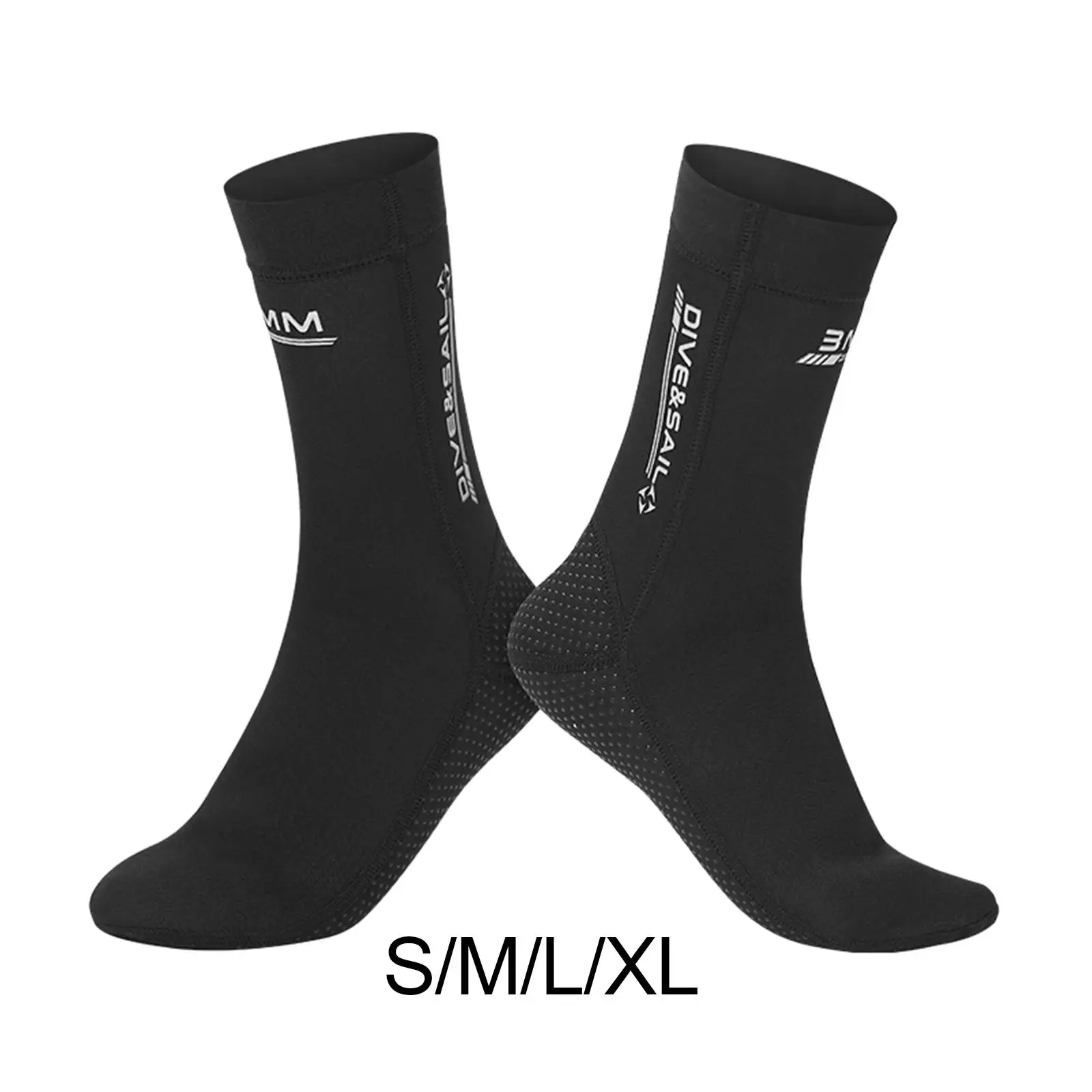 Diving Socks Thermal Sand Proof Flexible Anti Slip Boots Water Resistant Wetsuit for Outdoor Surfing Swim Sailing Women Men