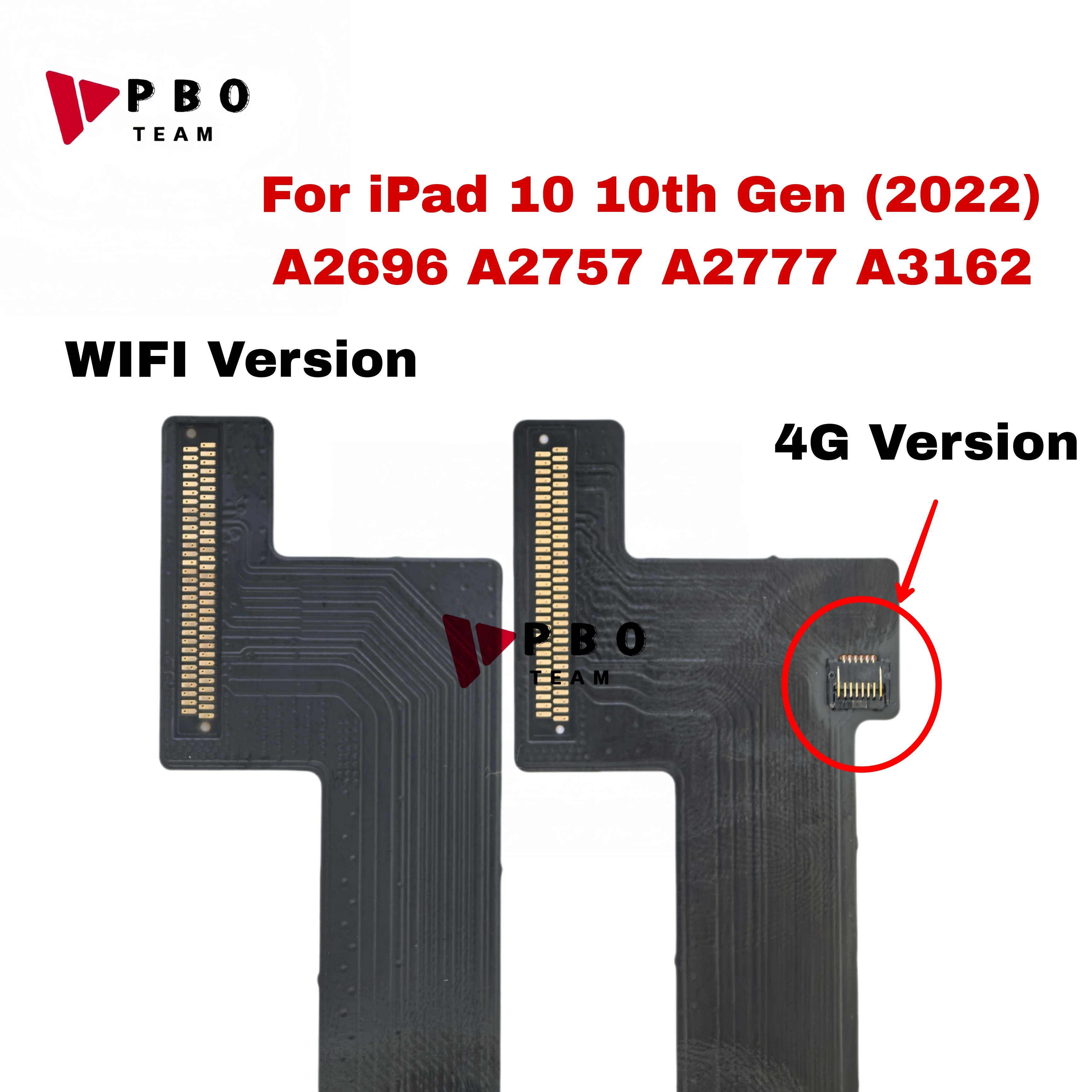 Premium Charging Port Flex Cable for iPad - USB Dock Connector Plug Ribbon (5/10 Pack)