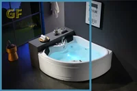 Radio/CD function indoor small corner jacuzzi spa jacuzzi 2