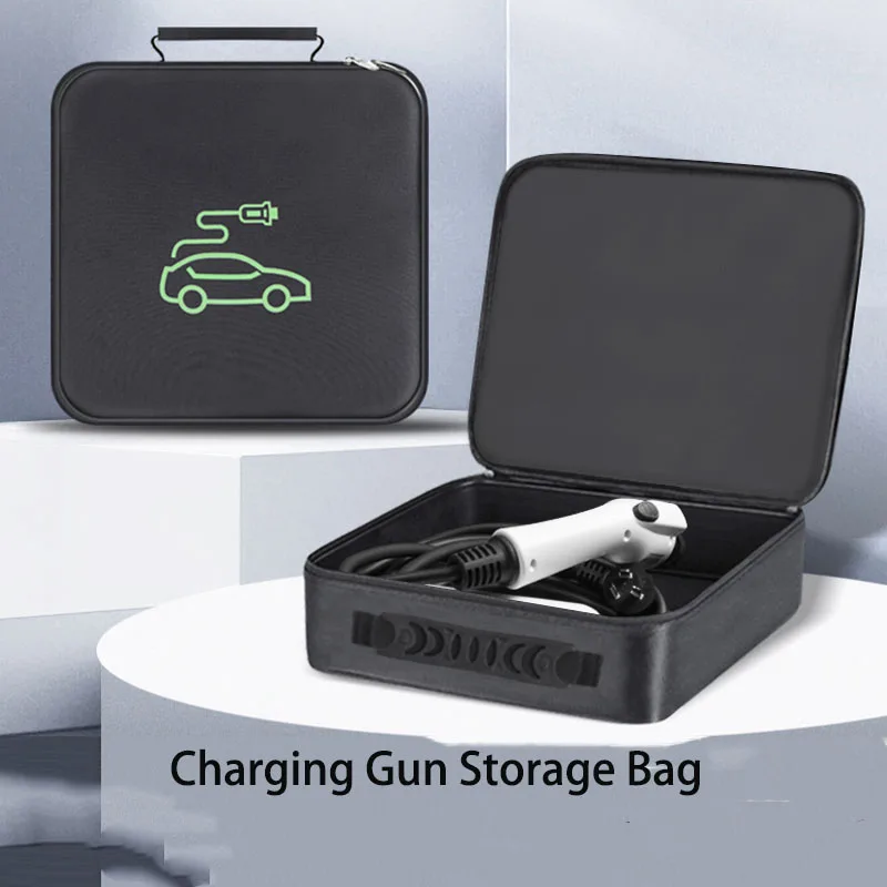 

Electric Vehicles Battery Jumper Cable Bag Fireproof EV Car Rechargeable Gun Storage Organizer For EV Car Storage Bag 2024