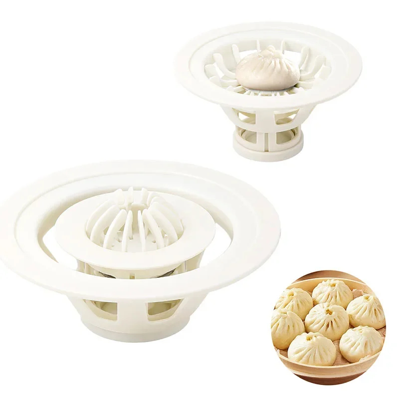 DIY Baozi Dumpling Mold Chinese Steamed Bun Making Tool Food Grade Kitchen Pastry Pie Press for Home Baking and Cooking DIY Baozi Dumpling Mold Chinese Steamed Bun Making Tool Food Grade Kitchen Pastry Pie Press for Home Baking and Cooking