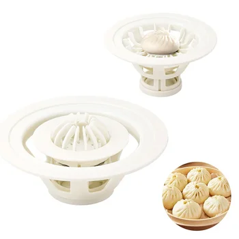 DIY Baozi Dumpling Mold Chinese Steamed Bun Making Tool Food Grade Kitchen Pastry Pie Press for Home Baking and Cooking