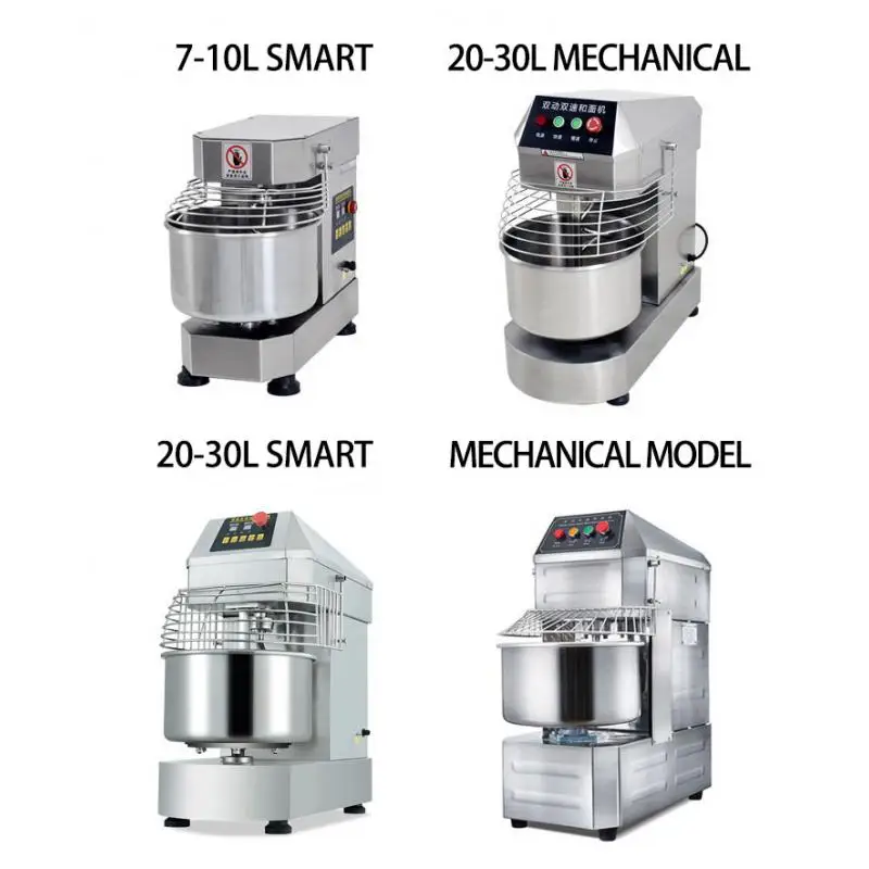 10L Spiral Dough Mixer Baking Bread Dough Mixing Machine Spiral Mixer For Sale 5