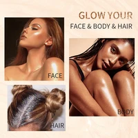 USHAS 4 Color Body Liquid Highlighter Facial Contour Brightening Makeup 4