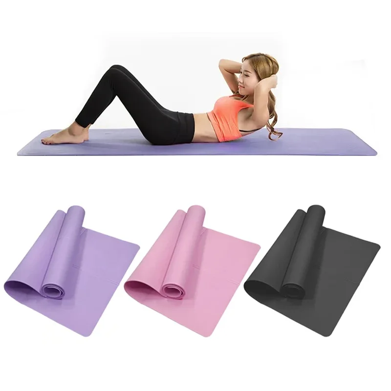 Premium 4mm Anti-Slip Yoga & Exercise Mat for Home Fitness and Pilates
