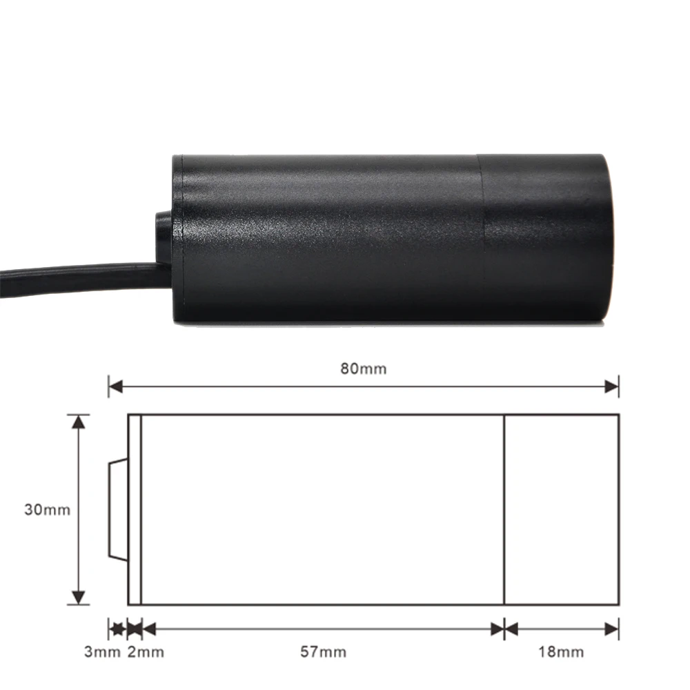 Mini waterproof 5MP POE IP camera close-up