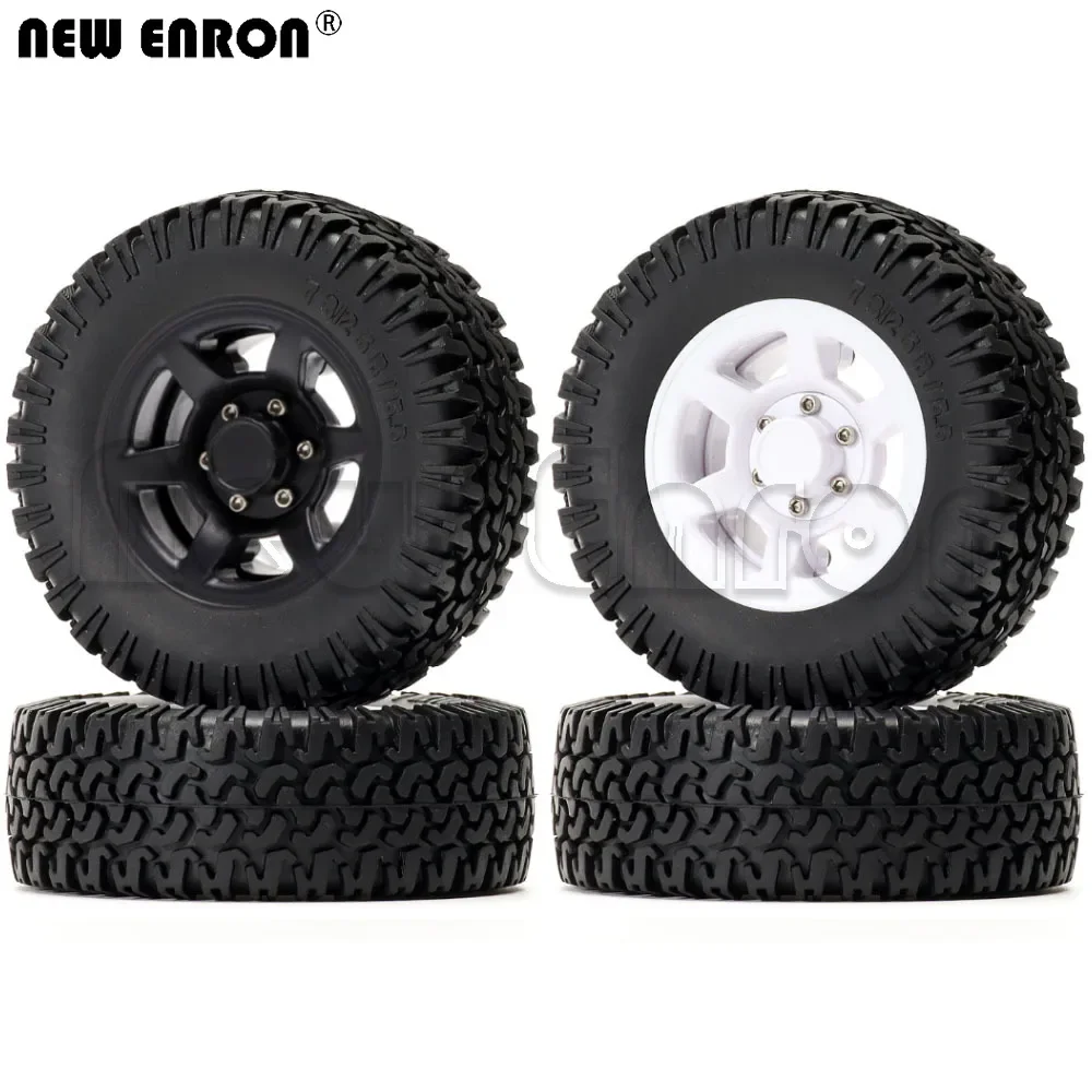 

NEW ENRON 1.55" Plastic Beadlock Wheel Hub Rims & 78MM Tires Tyre For 1/10 RC Car Axial AXI90069 D90 TF2 CC01 LC70 MST JIMNY