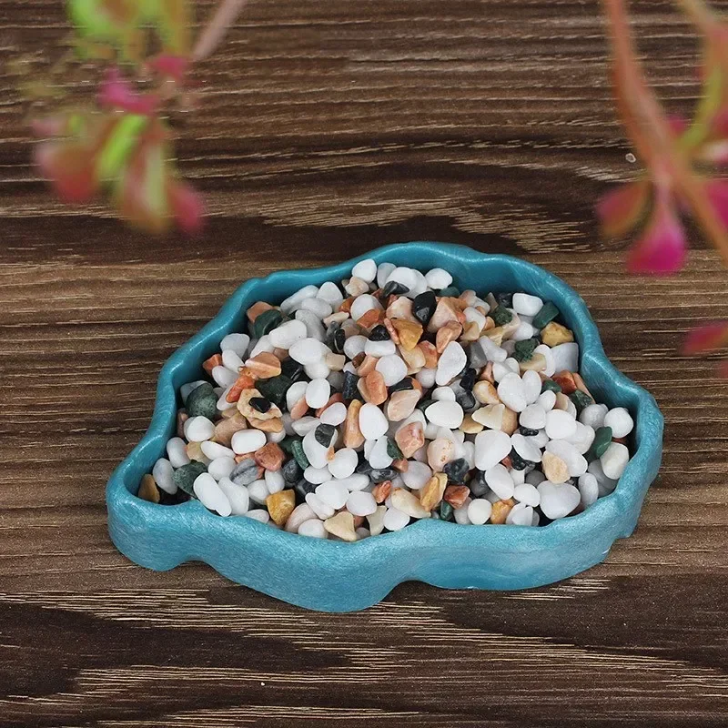 천연 자갈 바다 유리 돌, 거북이 탱크용 모래, 항공 풍경 장식, 수족관 풍경, 250g
