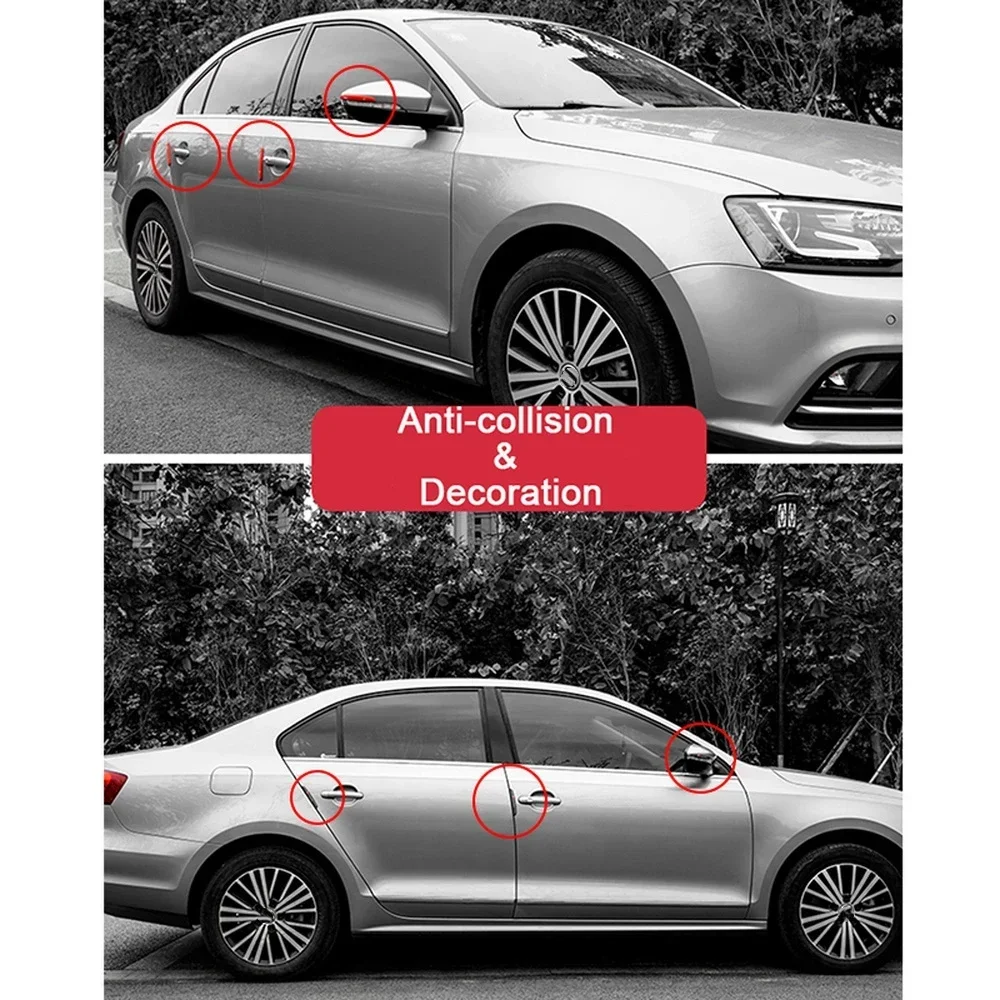 Auto Car Door Edge Protection Guards Buffer Trim Molding Protection Strip Scratch Protector Car Door Crash Bar Styling 6Pcs car door edge guards,car door anti collision strip,car door protector,car door edge protector,car door rubber protector