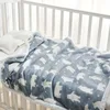 Newborn Baby Blanket Thick Fleece Thermal Swaddle Wrap Quilts Infant Baby Boy Girl Bedding Blanket 2 Layers Stroller Sleep Cover 1