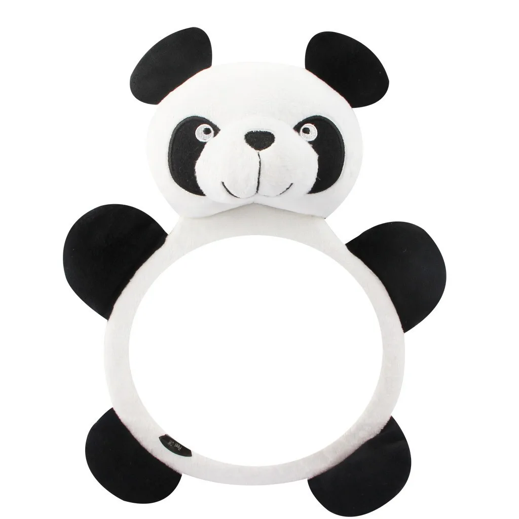 Black White View Back Seat Mirror Baby Car Mirror Safety Seat Headrest Rearview Baby Facing Rear Ward Car Kids Monitor