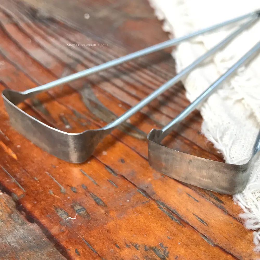 Fork-shaped Trimming Tool Pottery Clay Ceramic Scraper Clay Plaster Sculpture Shaping Traditional Trimming Tool Polymer polymer clay tools clay sculpting tools pottery sculpting tools