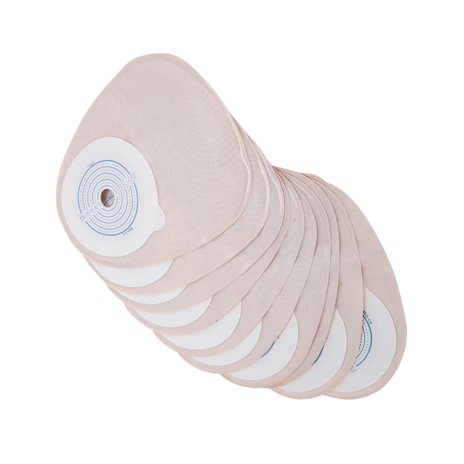 Description Picture 4 of item10pcs Colostomy Bag Disposable Adhesive One Piece Drainable Ostomy Pouch Supplies for Ileostomy Disposable Colostomy Bag