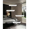 GoDear Design 99.99% Blackout Adjustable Sliding Panel Track Blinds forTrimmable Natural Woven Panel, Bali Cottages 3
