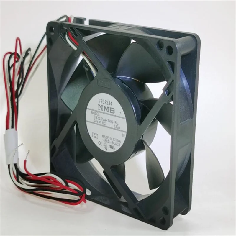 Ventilador por Atacado: Original Nmb 09225va24q-bl 9025 24v 9cm Ventilador à Prova Impermeável Água do Armário do Radiador