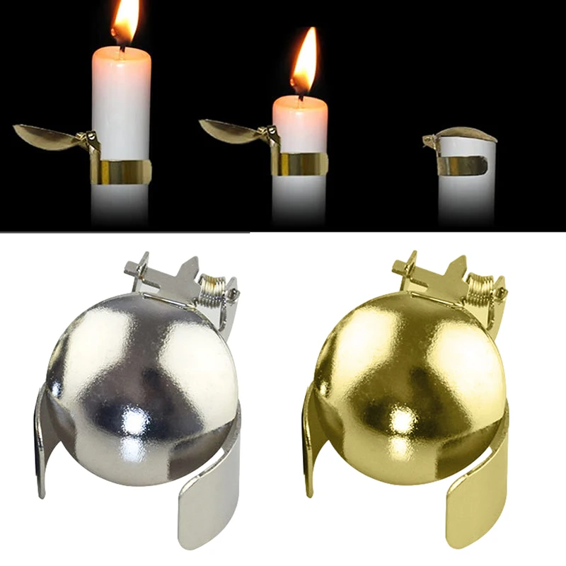 Candle Snuffer Candle Damper Automatic Fire Snuffer Flame Extinguishing Clip For Home Indoor Outdoor