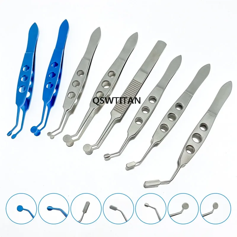 Description Picture 2 of itemOphthalmic Massage Forcep eye plastic surgery Tweezers Ophthalmic Surgical Forceps eyelid Tools