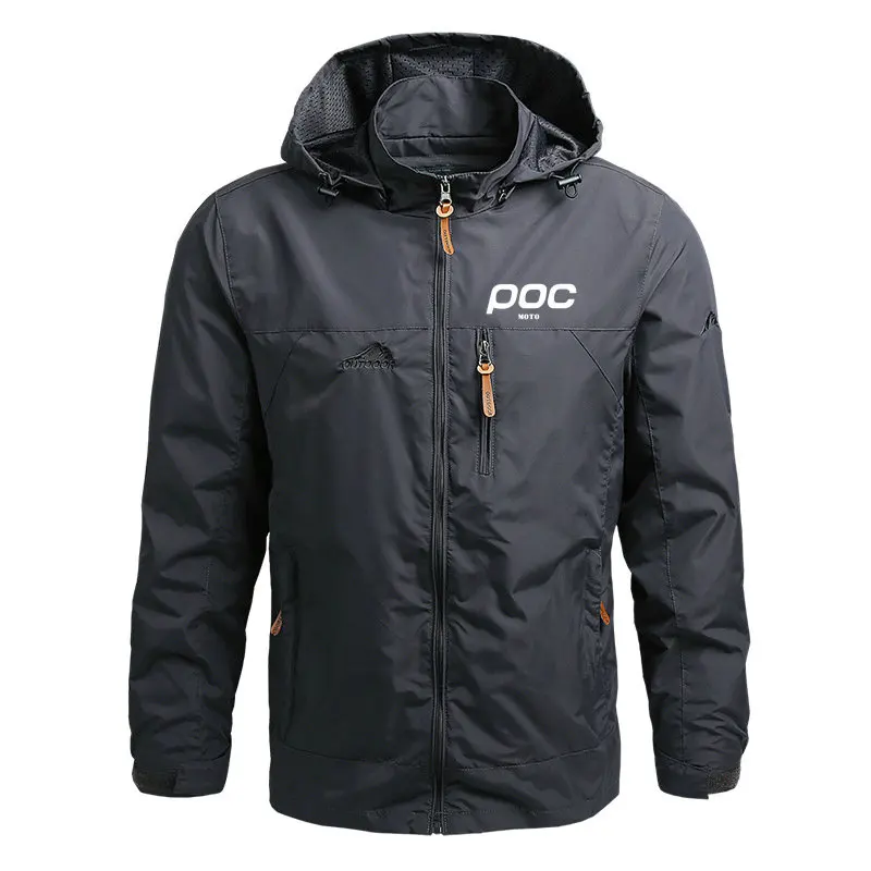 Windbreaker Military Field Jackets Outerwear Mens Winter Autumn Waterproof MOTO POC Cycling Coat Hoodie Men Hunting Army Clothes