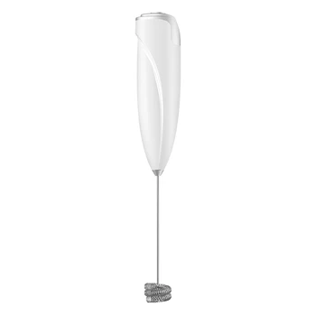 Montalatte alimentato a batteria da 1 pezzo, frullino per le uova portatile, agitatore per alimenti, montalatte per caffè, robot da cucina, miscelatore elettrico wireless 1