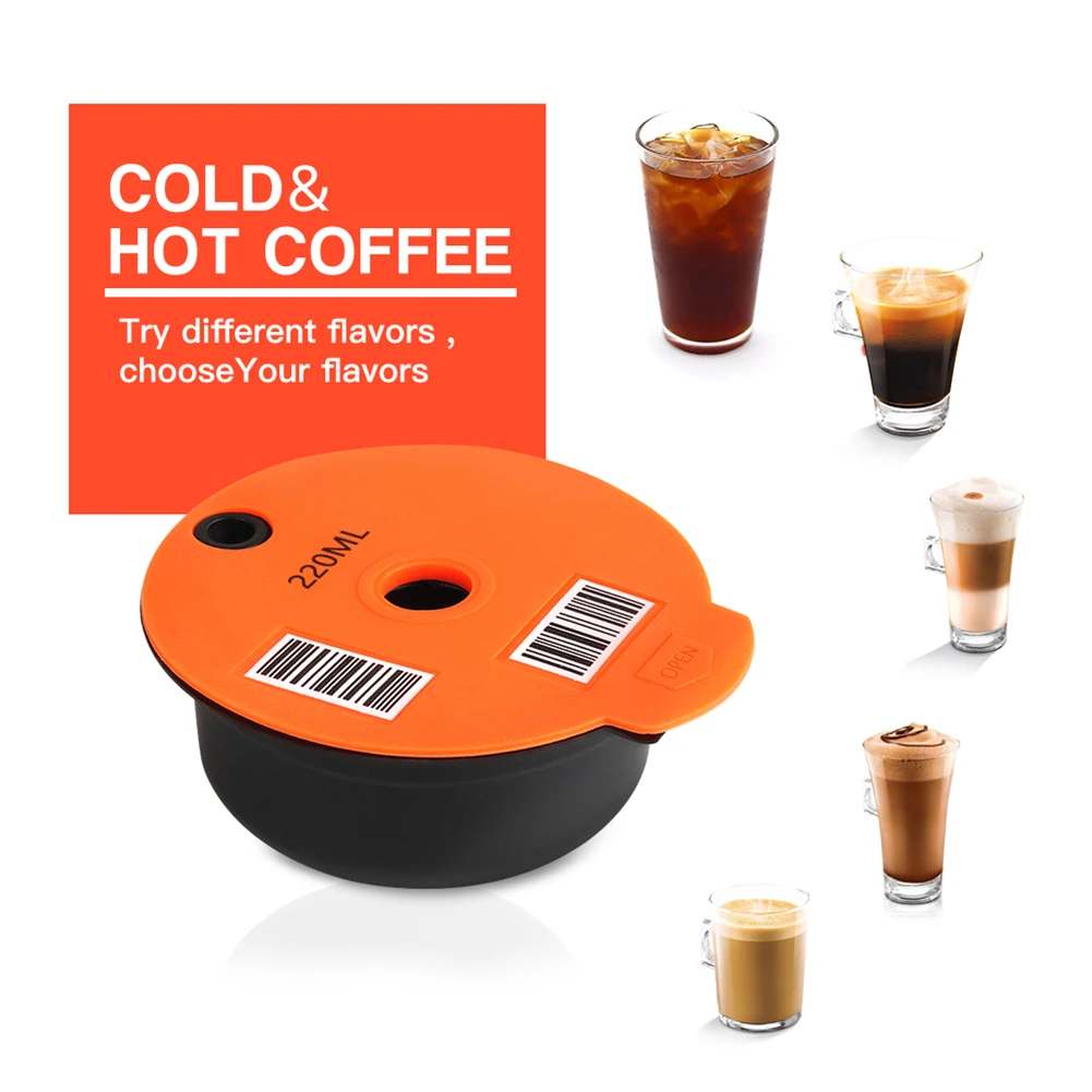 Cápsulas de café reutilizables para máquina Bosch Tassimo, tapa de  silicona, filtro recargable, 60 /180 ML - AliExpress