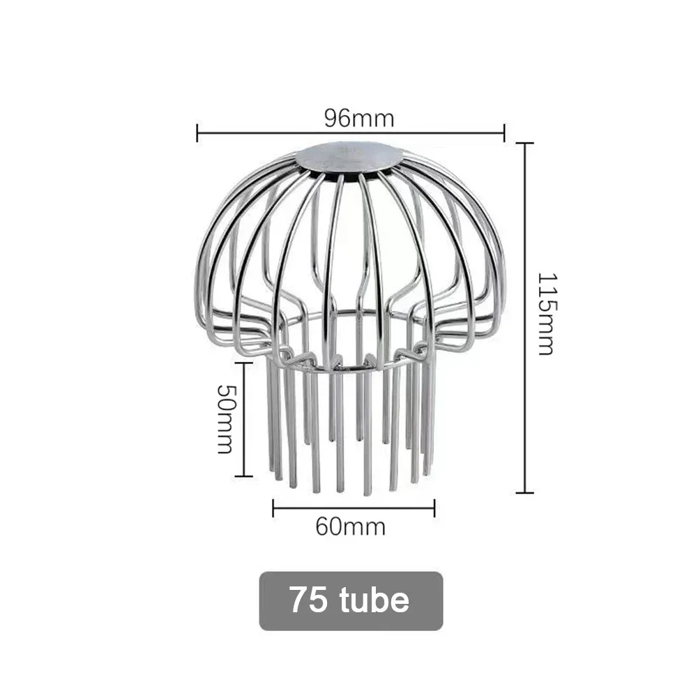 Rain Gutters Roof Guard Filters Drainage Pipe Filter Mesh Strainer Stops Blockage Leaf Drains Debris Floor Drain Net Cover