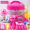 New！Doctor Play Set Doctor Toys for Kids Pretend Play Medical Tool Toy with Portable Suitcase Educational Toy Gift for Kids 1