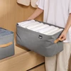 New Foldable Clothing Pants Storage Box Wardrobe Clothes Storage Organizer Large Capacity Closet Boxes Drawer Storage Organizers 2