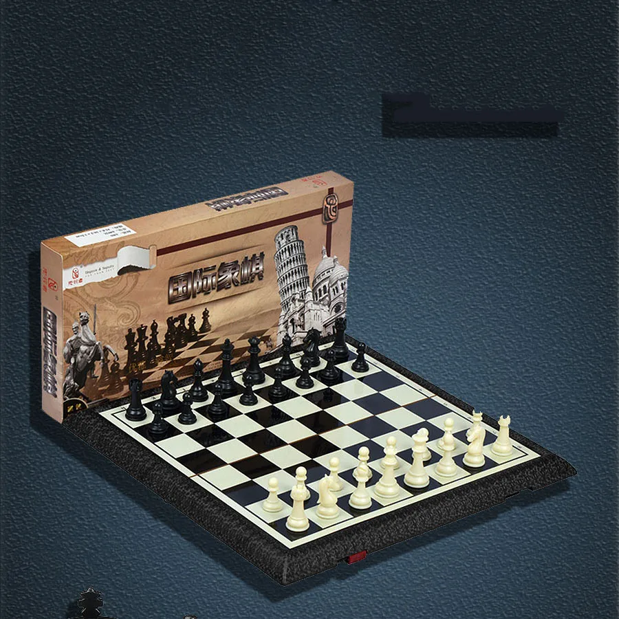 Jogos de tabuleiro de xadrez de luxo profissional conjunto magnético  dobrável xadrez medieval jogos de tabuleiro de festa de viagem chinesa  ajedrez jogo de viagem - AliExpress