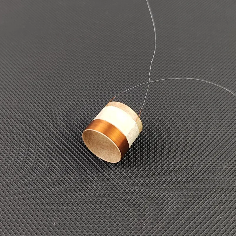14.3mm / 14.3 코어 트위터 보이스 코일 스피커 수리 부품. 총 길이 14mm, 높이 4mm입니다. 8옴.
