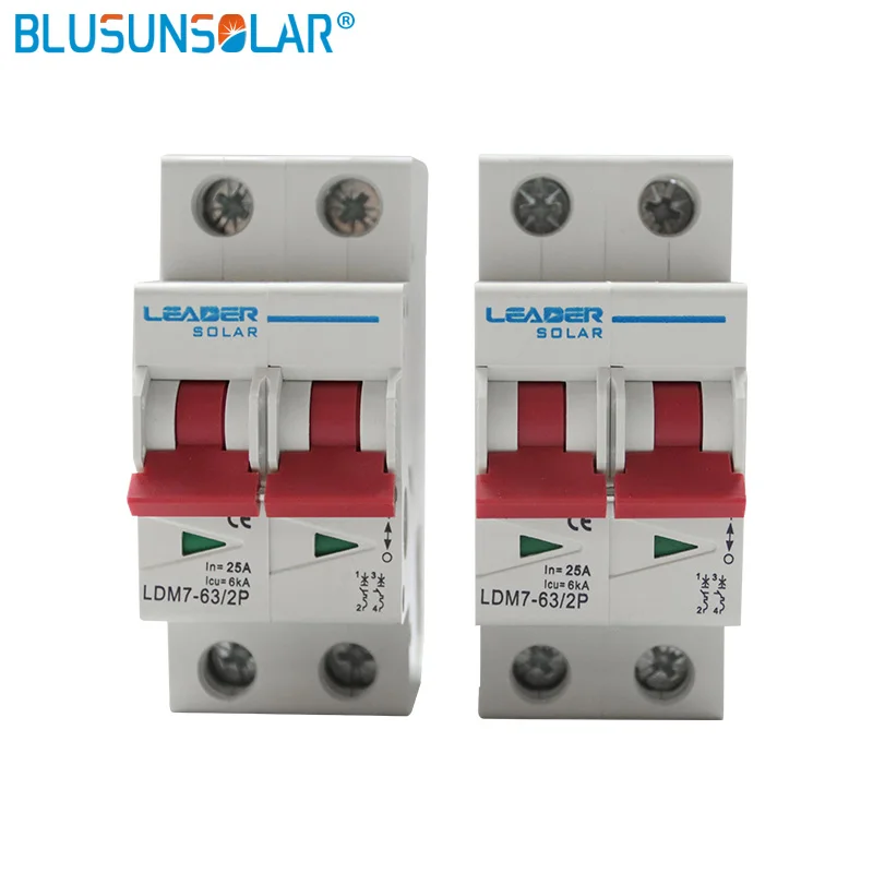 Circuit Breaker 25a 32a 40a 50a 63a 2P 500V DC Breaker SOLARB Solar energy photovoltaic (pv) solar dc switch haom mini breaker air switch 1p 2p dc mcb electrical din rail switch circuit protector 6a 10a 16a 20a 25a 32a 40a 50a disjuntor