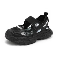 Summer Children Mesh Clunky Sneakers Boys Girls Breathable Hollow Casual Shoes Kids Cool Beach Shoes