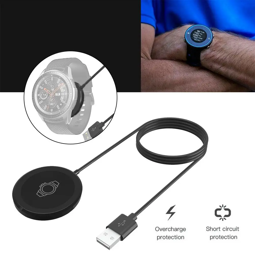 

NEW 1M Fast Charger Cable For Samsung Gear S2/S3 47MM Watch Charger For Samsung Galaxy Watch 5 Pro Watch 4 Classic Active 3 I3G7