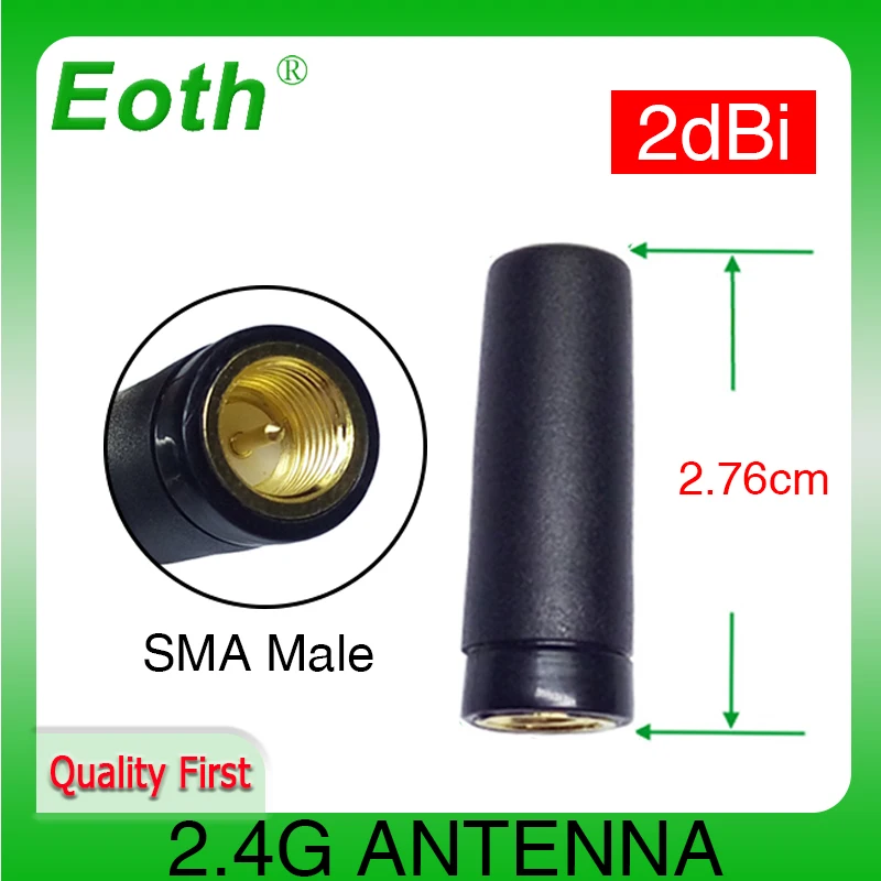 2.4GHz Antenna Wifi 2dbi SMA Male Connector 2.4G antena mini size antennas Directional antenne wi fi 2.4 GHz antenas router