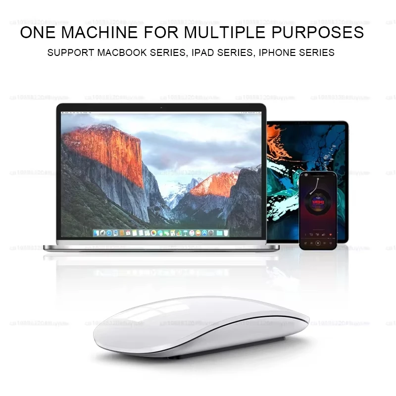 Original Official Wireless Bluetooth Touch Magic Mouse for Apple Macbook Pro Air Mini Laptop Tablet PC Gaming 2.4G USB Mouse