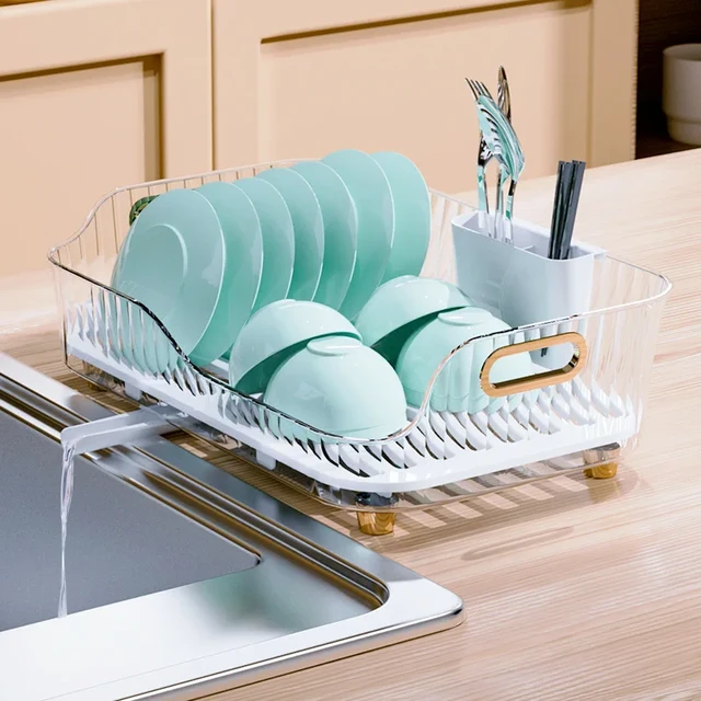 Kitchen Storage Racks Pp Sink Dish  Dish Rack Drains Sink - Sink Rack  Kitchen Home - Aliexpress