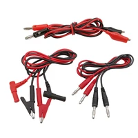 Universal Multimeter Test Leads 4mm Banana Plug Connector to Alligator Clips / Banana Plug / Tweezers Clip / Probe Tip Wire Test 4