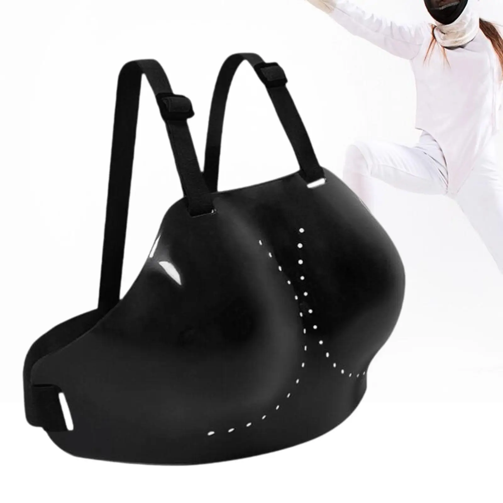 Women's Fencing Chest Guard Fencing Gear for Sanda Foil Epee Taekwondo