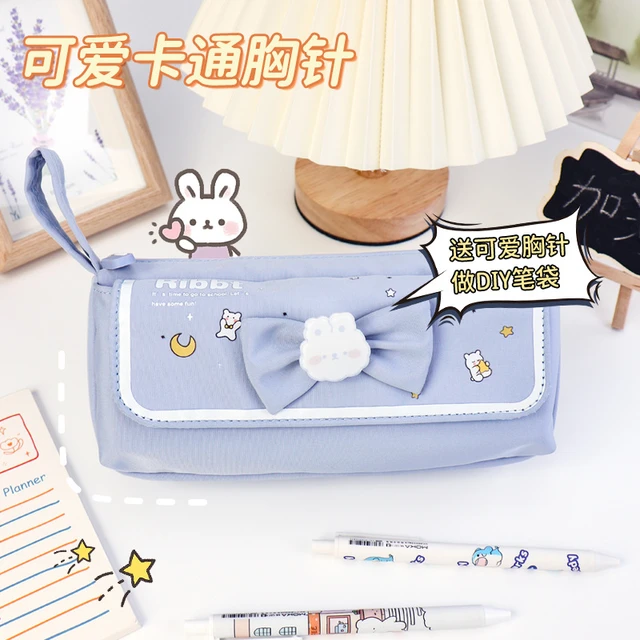 Kawaii Pencil Cases Large Capacity Bag Pouch Holder Box Girls Office  Student - Pencil Cases - Aliexpress