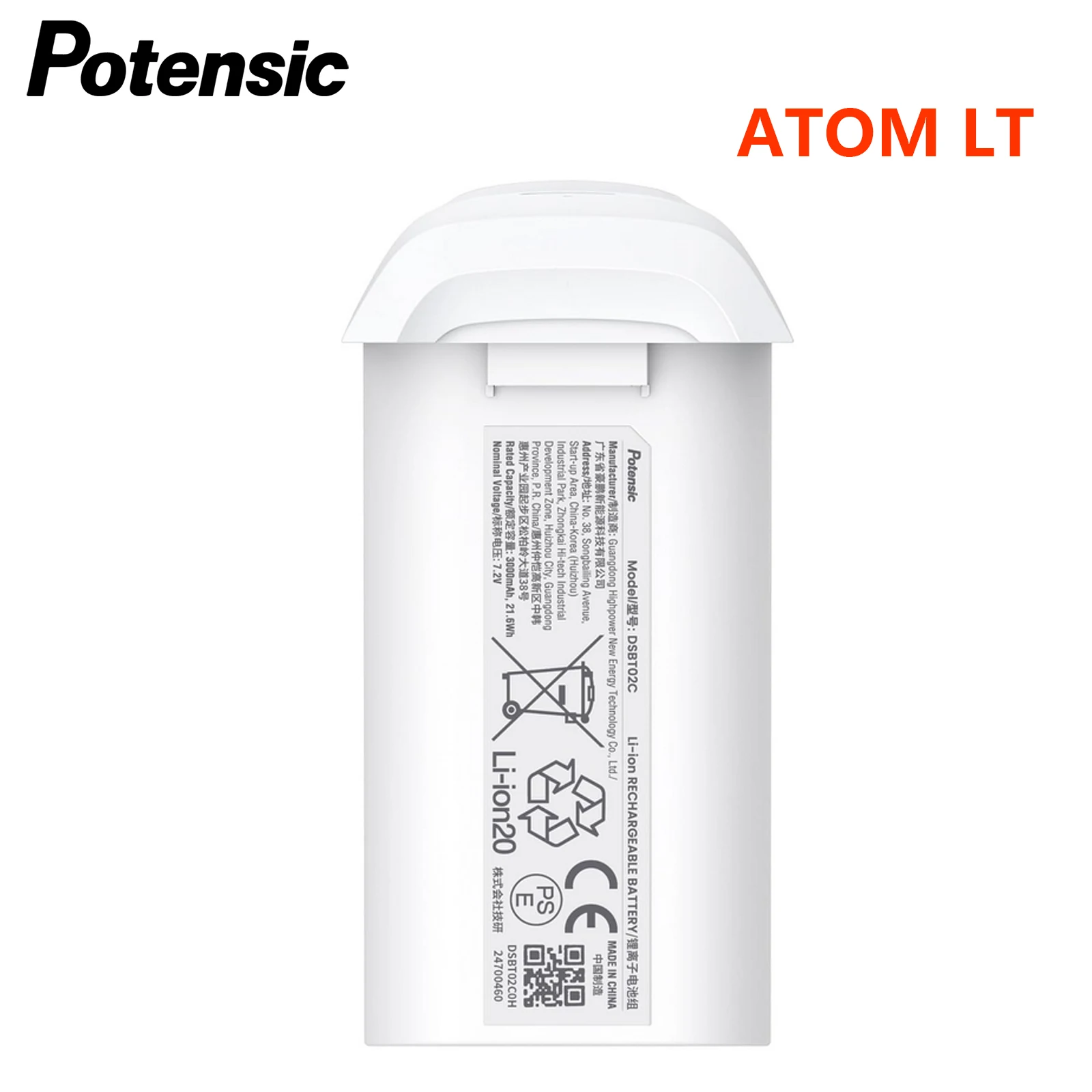 Drone ATOM 2, ATOM LT, ATOM SE, ATOM - Batterie d'origine