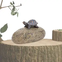 Outdoor Key Hider Fake Rock Log Turtle Statue Secret Garden Statue Outdoor Door Key Box Decorative Garden Stones With Key Hiding