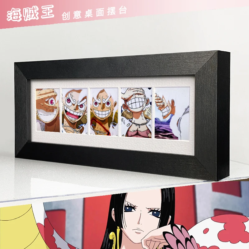 

One Piece Fifth Stage Sun God Nika Luffy Zoro Chopper Sanji Ace Empress Ornament Animation Peripheral Photo Frame Gift