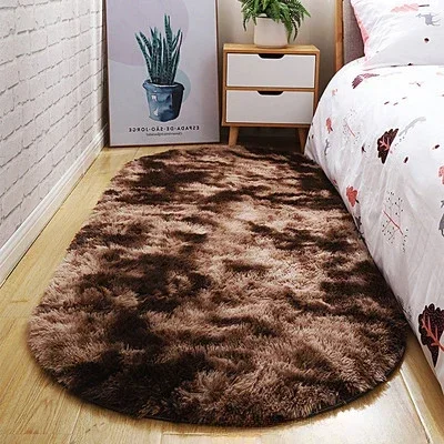 thumbnail image 1 of Alfombra de piel de oveja suave de felpa para dormitorio, alfombra de imitación de lana, alfombra de pelo largo para mesita de noche, cojín para sofá, alfombra de piel para sala de estar, 1 of 5