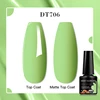 MEET ACROSS 7.3ml Gel Nail Polish Vernis Summer Simple Green Series UV Gel Nail Varnish Semi Permanent Nail Art Manicure 3