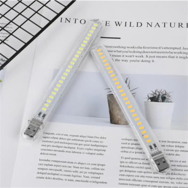 Portable Mini USB LED Lamps DC 5V 24LED Ultra Bright Night Book Lights Computer Mobile Power Lights Indoor Lighting Accessories